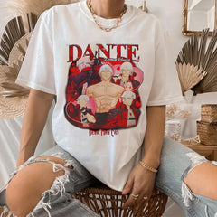 Graphic Devil May Cry shirt, Vergil, DMC shirt, Video Game T-shirt, Gaming Tshirt, Demon Hunter Tee 17425MD6