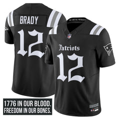 N.E Patriots #12 Tom Brady ‘Gothic Revolution Edition’ Limited Jersey