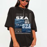 SZA SOS Album Shirt, Sza New Album Aesthetic T-Shirt, Music RnB Singer Rapper Shirt, Gift For Fans, Concert Shirt, Unisex Softstyle T-Shirt