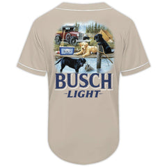 Busch Light Adorable Dog Baseball Jersey - Shirt King