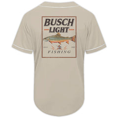 Busch Light Fishing Baseball Jersey - Shirt King