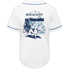 Busch Light Fishing Time Baseball Jersey - Shirt King