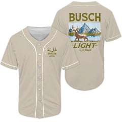 Busch Light Hunting Baseball Jersey - Shirt King