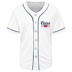 Coors Banquet Waterfall Baseball Jersey - Shirt King