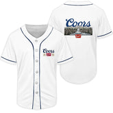 Coors Banquet Waterfall Baseball Jersey - Shirt King