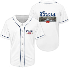 Coors Banquet Waterfall Baseball Jersey - Shirt King