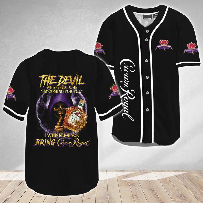 Crown Royal Bring From Devil Baseball Jersey - Shirt King