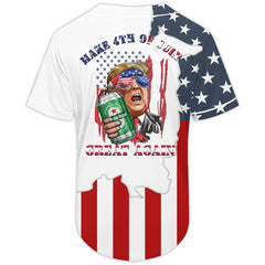 Heineken Donald Trump Independence Day Baseball Jersey - Shirt King