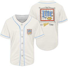 It's Miller Time Baseball Jersey - Shirt King