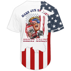 Lagunitas Donald Trump Independence Day Baseball Jersey - Shirt King
