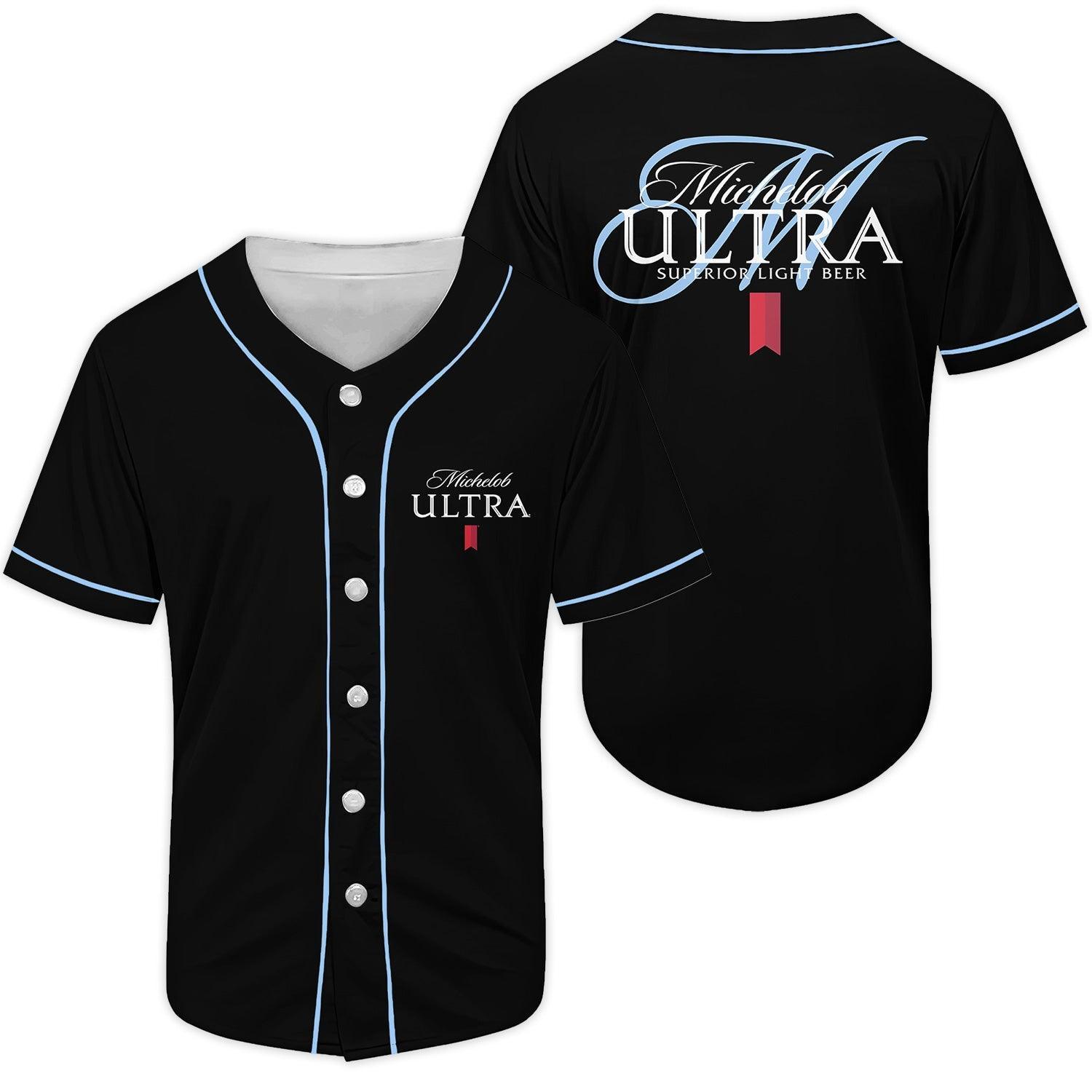 Michelob Ultra Superior Light Beer Baseball Jersey - Shirt King