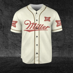 Miller High Beer Logos Life Baseball Jersey Shirt Beer Brands Miller High Gift - Best Seller Shirts Design In Usa - Shirt King