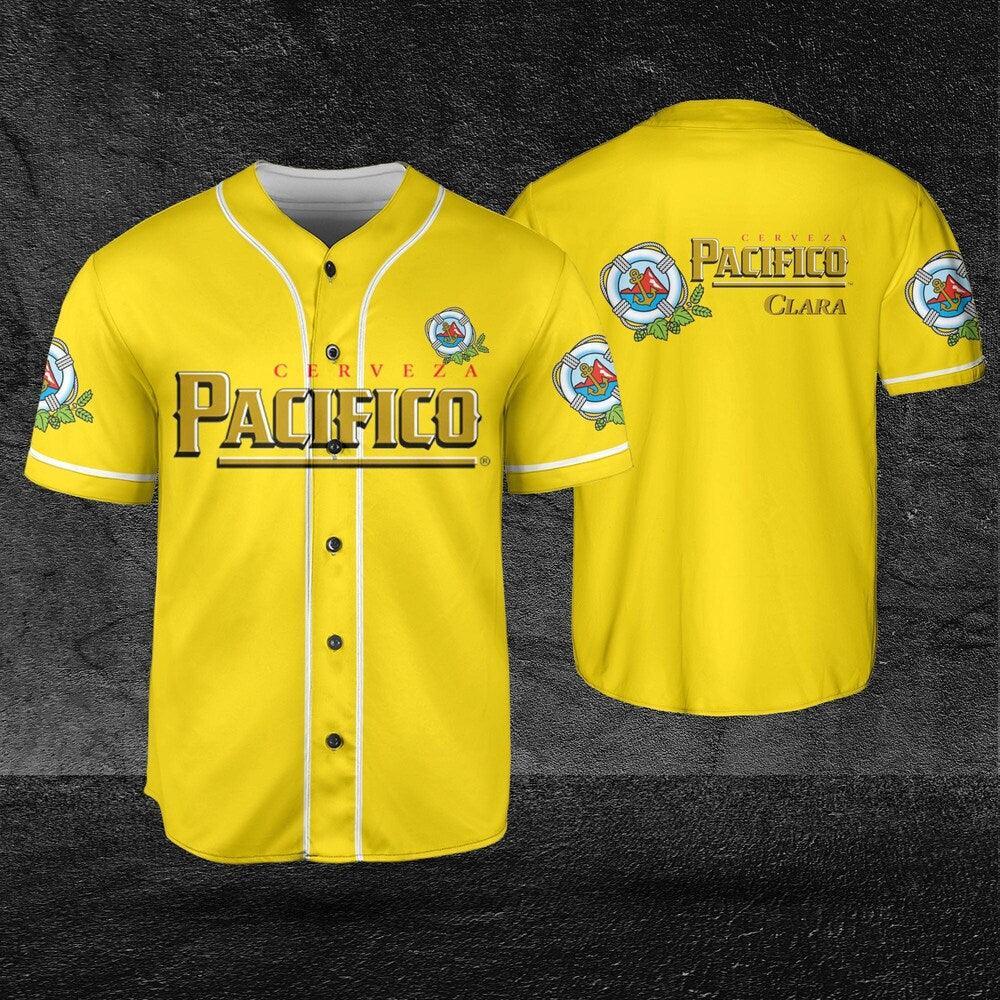 Pacifico Beer Logos Life Baseball Jersey Shirt Beer Brands Pacifico Gift - Best Seller Shirts Design In Usa - Shirt King