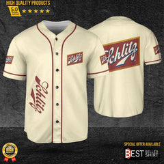 Schlitz Beer Logos Vodka Lovers Baseball Jersey Shirt Schlitz Gift - Best Seller Shirts Design In Usa - Shirt King
