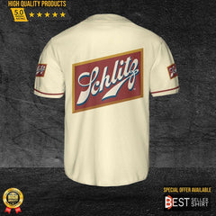 Schlitz Beer Logos Vodka Lovers Baseball Jersey Shirt Schlitz Gift - Best Seller Shirts Design In Usa - Shirt King