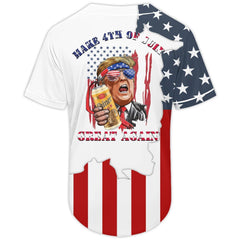 Shiner Bock Donald Trump Independence Day Baseball Jersey - Shirt King