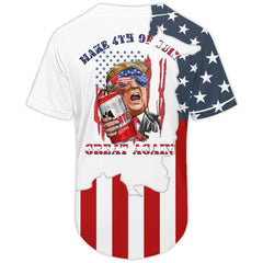 Tecate Donald Trump Independence Day Baseball Jersey - Shirt King