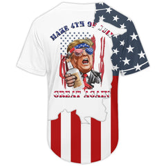 Tito's Donald Trump Independence Day Baseball Jersey - Shirt King