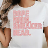Dope Mom Sneakerhead T-Shirt Matching Jordan 3 Valentine's Day 2025, Wife Gift, Cool Mother's Birthday, Mama Shirt