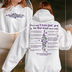 Kai Azer I Love You In Powerless Sweatshirt, Kai Azer Powerless TShirt, Kai And Paedyn Shirt, Valentine Gift Shirt, Powerless Shirt