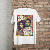 Retro Music Art Tee - SZA & Kendrick Lamar, Unisex Graphic Tee, Vintage Concert Shirt, Festival Wear, Music Lover Gift
