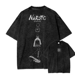 Anime Shirt, Vintage Anime Shirt, Retro Anime Shirt, Graphic Anime Unisex Shirt, Naruto Shirt, Seal Shirt, Anime Inspired Washed T Shirt Top