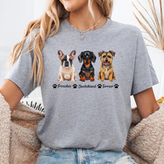 Frenchie Dachshund Terrier Shirt Subtle FDT Shirt Democrat Shirt Liberal Pet Lover Shirt Funny Political Shirt Anti Trump Shirt Equality Tee