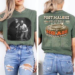 Comfort Colors Post Malone Shirt,Post Malone Tour, Big Ass Stadium Tour, Posty 2025 Tour,Jelly Roll Tour,Malone Fan Shirt,Posty Tour Merch