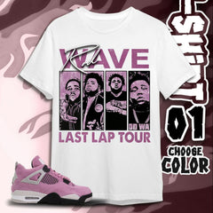 AJ 4 Orchid Unisex T-Shirt, Sweatshirt, Hoodie, Rod Wave Last Lap Tour Tees, Shirt In Light Pink To Match Sneaker