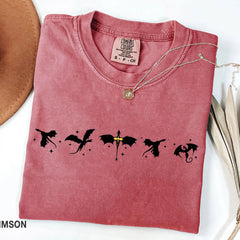 Fourth Wing Shirt, Basgiath War College Shirt, Violet Sorrengail, Bookish Shirt 8LM8O