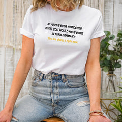 Liberal Shirt, Historical Awareness Shirt, Social Justice Tee, Anti Trump Shirt, Fascism Definition Tshirt, 1930 German Shirt, Democracy Tee