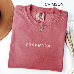 Comfort Colors Bookworm Shirt, Book Lover T-shirt, Bookish Outfit, Book Club Clothing, Bookworm Tee, Reading Teacher Tshirt, Librarian Gift