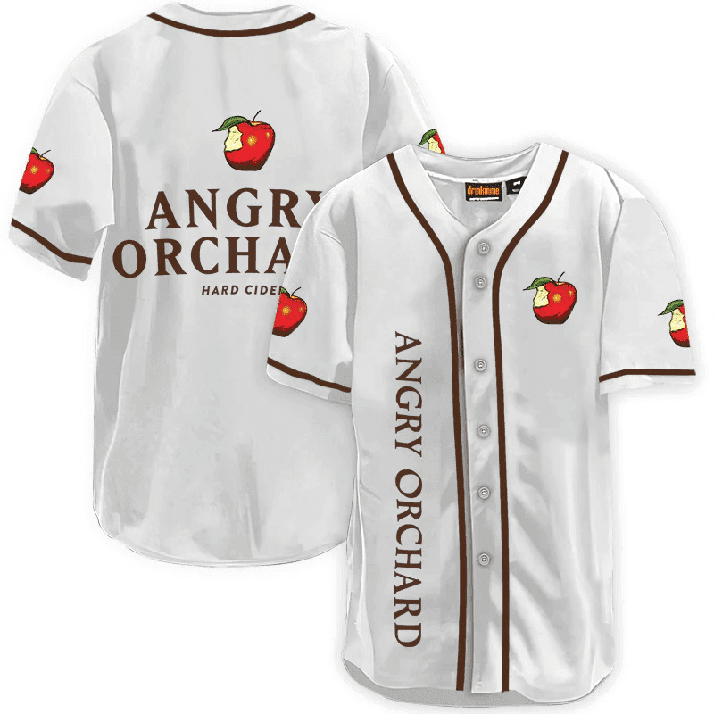 Angry Orchard White Baseball Jersey - Shirt King