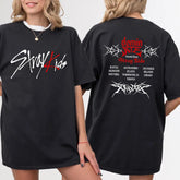Stray Kids dominATE World Tour US 2025 T-shirt, Stray Kids Hop Album Shirt, Giant Album Shirt, Stray Kids ATE Album Hoodie Felix Bang Chan