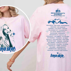Freya Skye T-shirt, Descendants Zombies Worlds Collide Tour, The Rise Of Red Tee, Descendants Concert, Summer Music Festival 2025'4332115411
