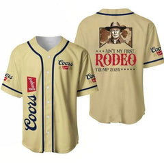 Coors Banquet Trump Baseball Jersey, The Return, Rodeo Beer Lovers Jersey, Party Jersey V3 - Shirt King