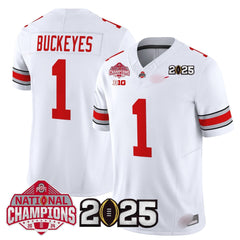 O.S Buckeyes #1 Team 2025 National Champions Patch Limited Jersey