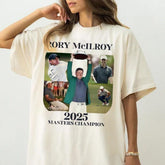 2025 Masters Champion Rory McIlroy Shirt, Custom Vintage Rory McIlroy Tee Golf Fan, Champion Grand Slam 2025 Rory McIlroy Shirt