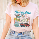 Mr Electric Blue Funny Graphic Shirt Vintage 90s Style Top Trendy Graphic Tee Retro Americana T-Shirt Music Lover Gift Gift for Him Her'4371346886