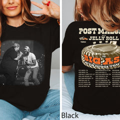 Comfort Colors Post Malone Shirt,Post Malone Tour, Big Ass Stadium Tour, Posty 2025 Tour,Jelly Roll Tour,Malone Fan Shirt,Posty Tour Merch