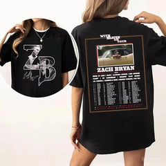 Zach Bryan Shirt, With Heaven On Tour 2026, Unisex T-Shirt Sweatshirt Hoodie, Country Music Concert Tee, Zach Bryan Fan Gift, Verson 3'4423475031