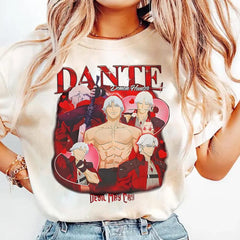 Graphic Devil May Cry shirt, Vergil, DMC shirt, Video Game T-shirt, Gaming Tshirt, Demon Hunter Tee 17425MD6