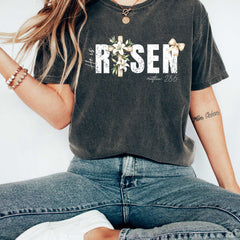 He Is Risen T Shirt, Easter Jesus Shirt, Easter Shirt, Easter Religious Christian Shirt, Jesus Lover Gift