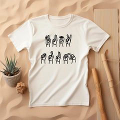 Subtle Anti-Trump T-shirt,FDT Sign Language Shirt,Democrat Shirt,Liberal Tee,Feminist Shirt,Political Shirt,Pro-Democracy Tee,Political Gift