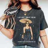I Just Dont Think at This Age Shirt, I Am Meant to Live Uncomfortable, Victoria Ratliff, White Lotus Tee, Funny Meme Shirt