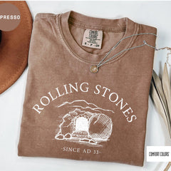 Rolling Stones Since AD 33 T-Shirt - Jesus Easter Shirt - Religious Easter Shirt - Faith Easter Shirt - Gender Neutral