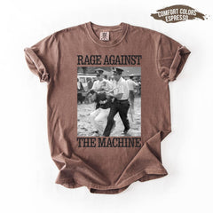 Bernie Sanders Fight Oligarchy Tour Shirt, Political Activism Shirt, 1963 Arrest Photo, Rage Against The Machine, Resistance Tee, Anti Trump