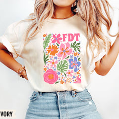 Subtle Anti Trump Protest Shirt,Anti Trump Gift Subtle F*ck Trump Flower Shirt Democrat Feminist Shirt Political Protest Tee