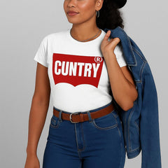 CUNTRY Graphic Tee | Bold Western Cowgirl Shirt | Funny Country Tour Top | Beyonc Cowboy Carter Inspired Merch
