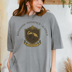 Comfort Colors Wizard School Shirt, Wizard House Shirt, House of Loyalty Tee, Magic-Inspired Fan Gift, Kindness Tee, Book Fandom Gift